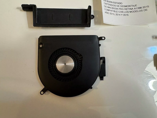 VENTILADORES IZQUIERDO Y DERECHO MACBOOK PRO a1398