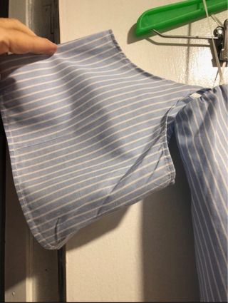Top Pull&Bear rayas azul - M