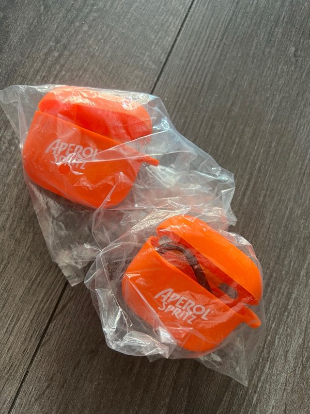 2 Fundas Airpods 3 Aperol Spritz Naranja