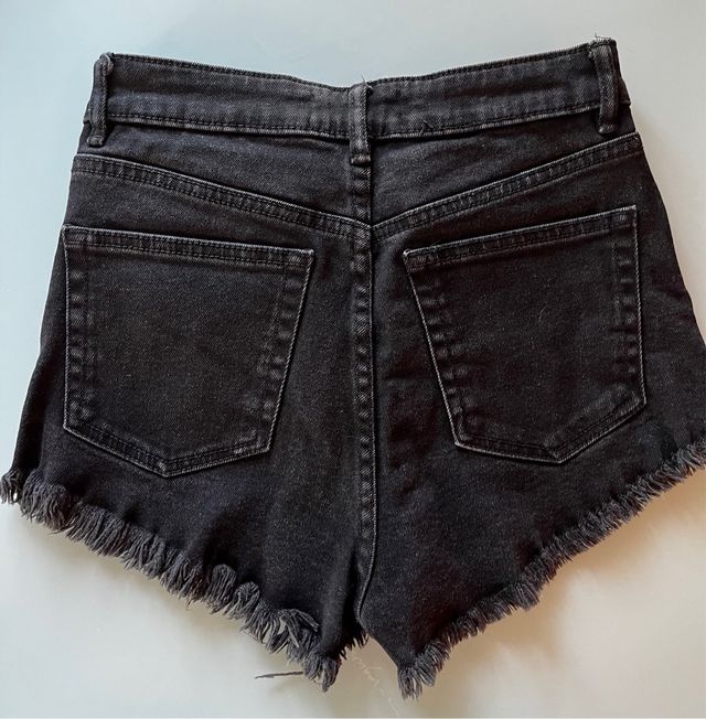 Shorts vaqueros negros - Talla XS