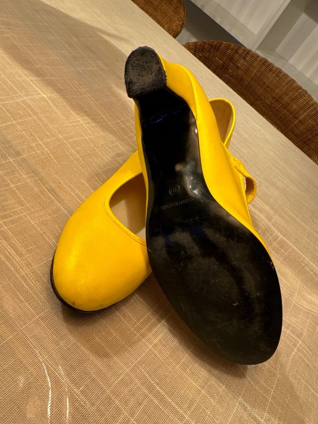 Zapatos de Flamenco Amarillos Aunia