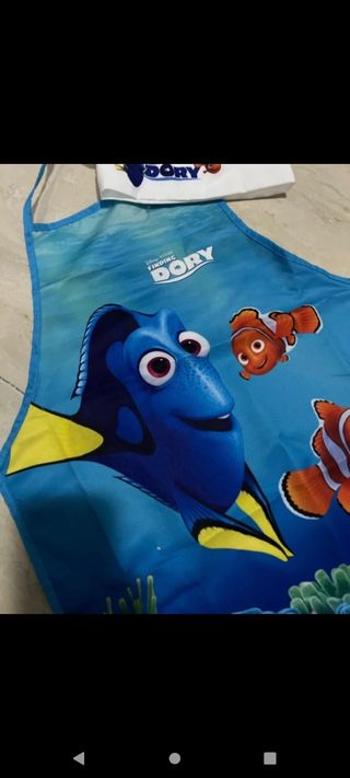 Delantal infantil Dory - Gorro chef