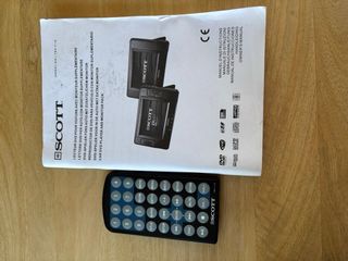 Reproducfor DVD y multimedia con doble pantalla