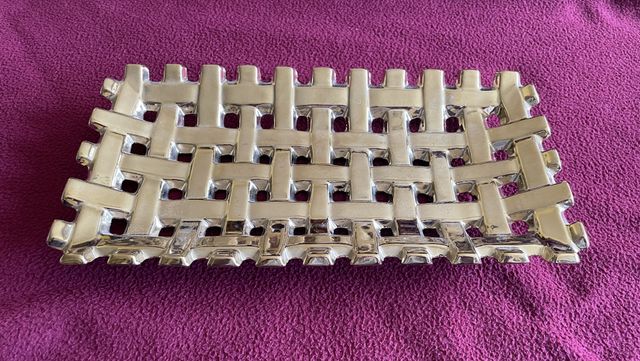 Centro mesa dorado - Cerámica