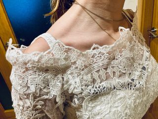 Vestido novia blanco talla XS