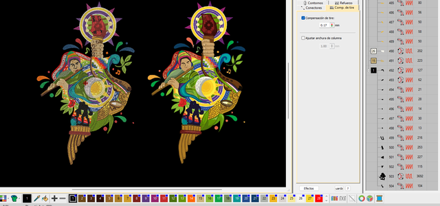 Picajes / bordados / digitalización / ponchados