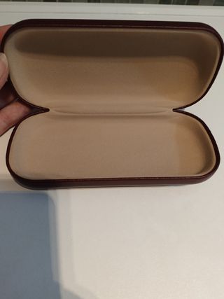 Custodia occhiali vintage argento