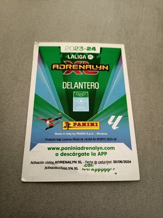 Carta Adrenalyn XL Balón de oro