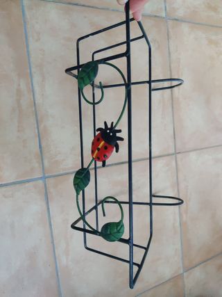2 Porta fioriere in ferro da appendere