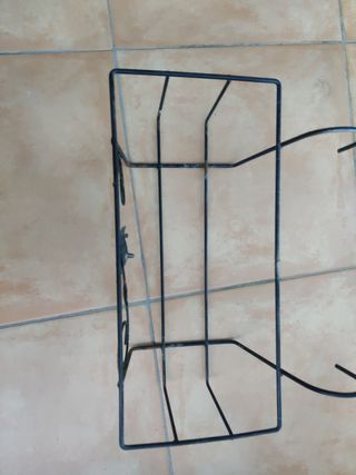 2 Porta fioriere in ferro da appendere