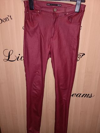 Pitillo Lefties cuero burdeos - 38
