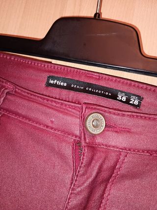 Pitillo Lefties cuero burdeos - 38