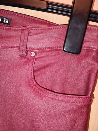 Pitillo Lefties cuero burdeos - 38