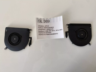 PAREJA VENTILADORES MACBOOK PRO A1398 