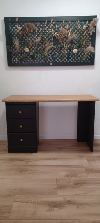 Escritorio madera negro