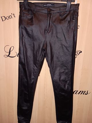 Pitillo cuero negro - Zara