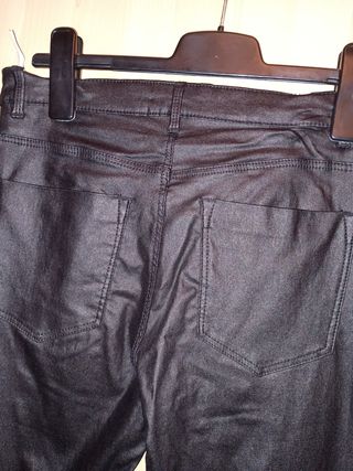 Pitillo cuero negro - Zara