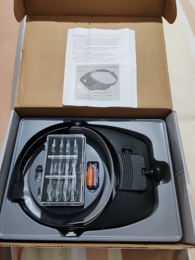 Luz diadema lupa LED reparaciones