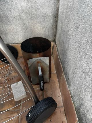 Barbacoa carbón NATERIAL - Negra