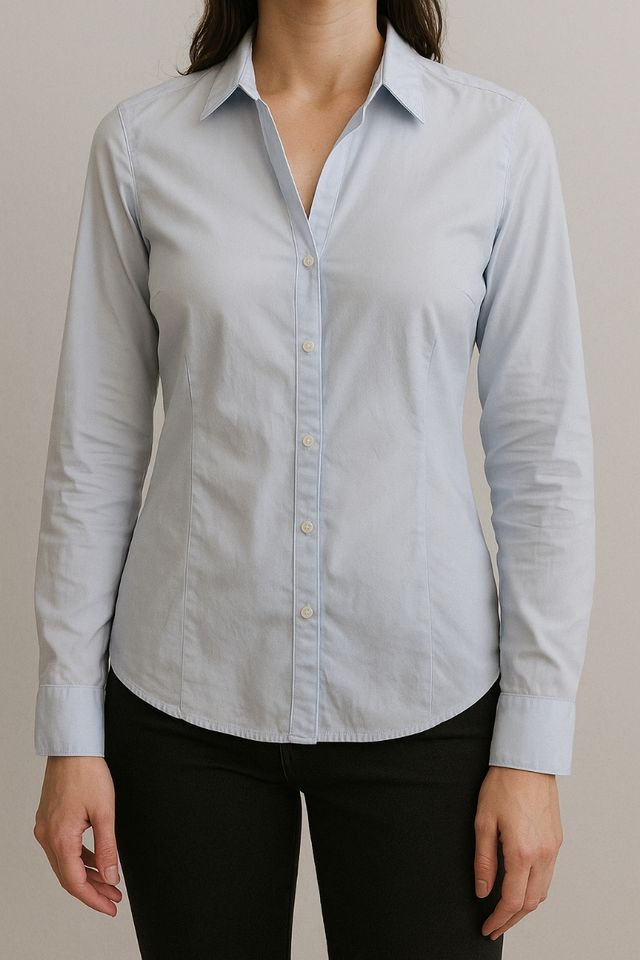 Camicia azzurra donna tg S