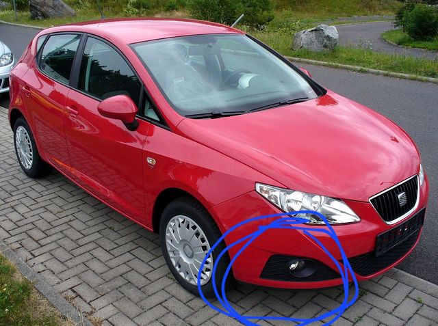 Rejilla parachoques Seat Ibiza 6J