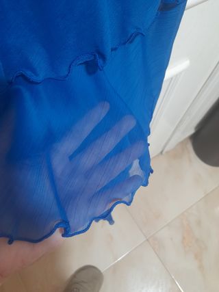 Vestido azul ceremonia