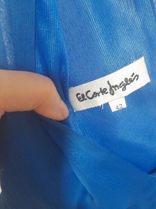 Vestido azul ceremonia