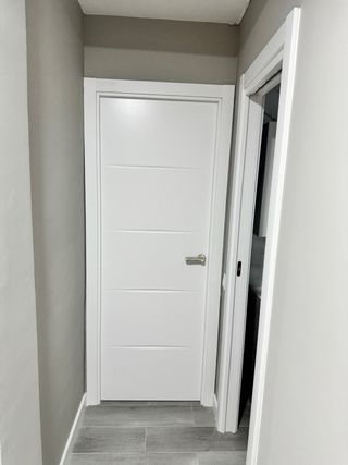 Puertas macizas blanco lacadas