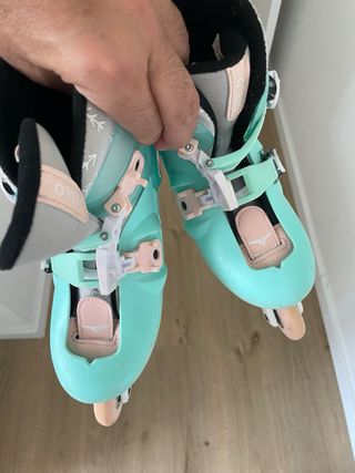 Patines Oxelo Play 5, niña, menta