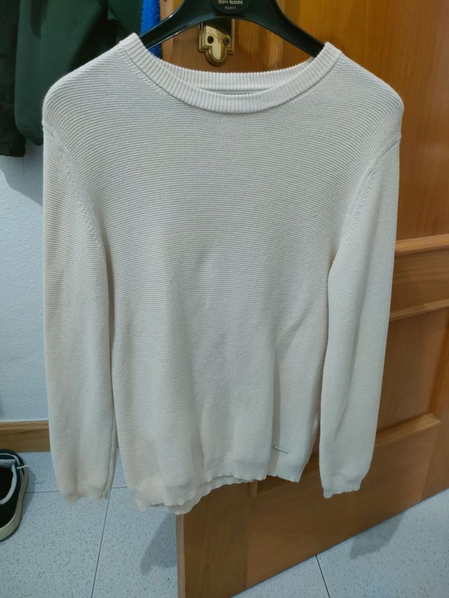 Jersey niño beige - Talla 7