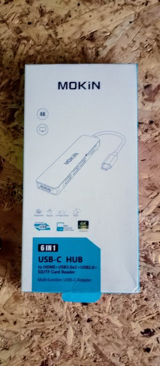 Hub USB-C Mokin 6 en 1 - Nuevo