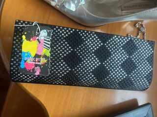 Zapatos Tessa de Baviera + cartera en negro y plat