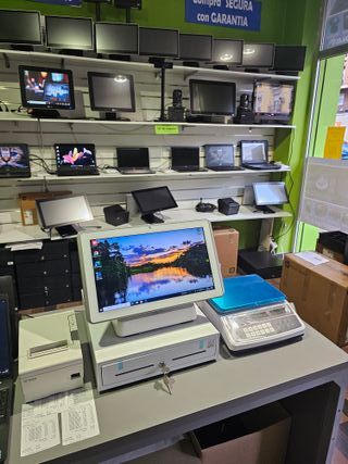 TPV 320euro + Báscula 270euro. Impresora 48euro