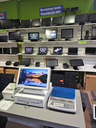 TPV 320euro + Báscula 270euro. Impresora 48euro