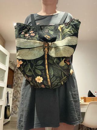 Mochila con precioso estampado