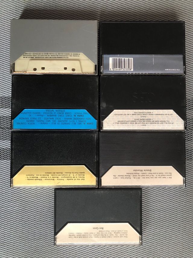 43 Cintas Cassette Variadas
