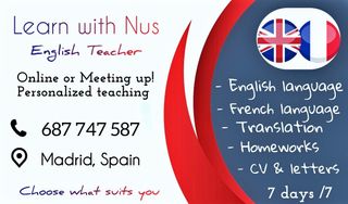 Clases inglés y francés
