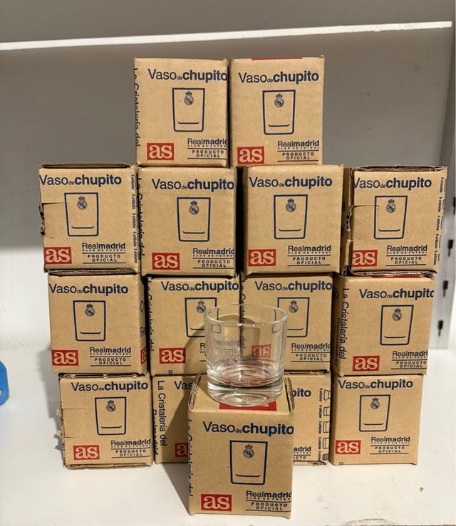 27 Vasos chupitos Real Madrid