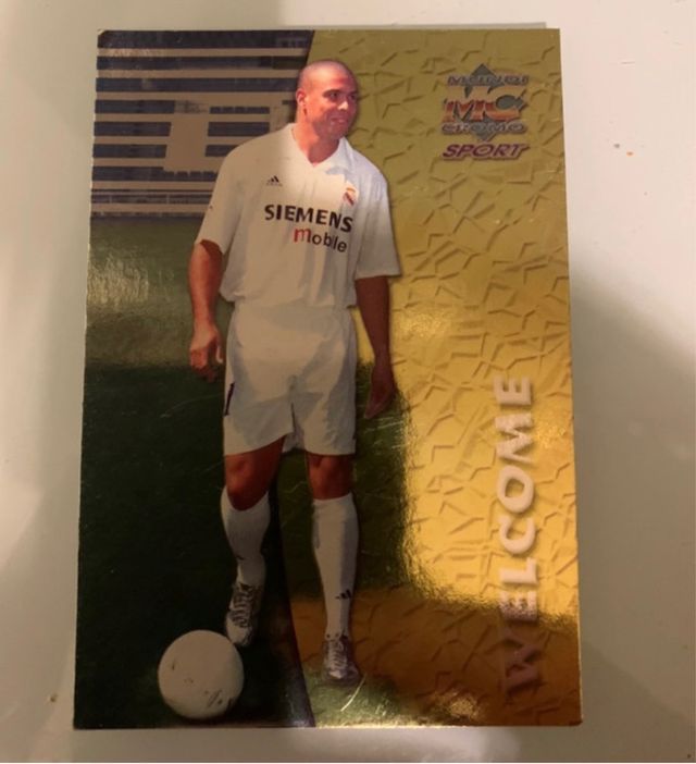 Ronaldo Nazário Real Madrid dà il benvenuto