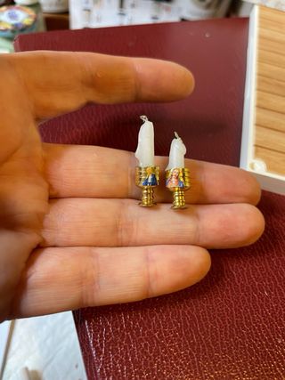 Candelabri in miniatura religiosi