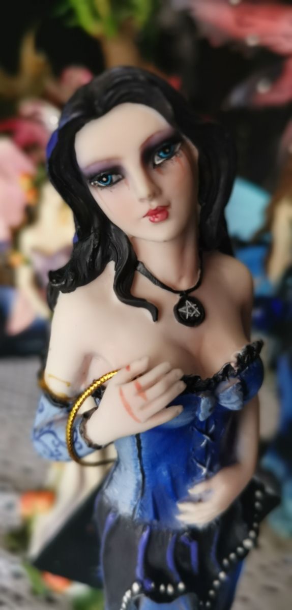 Statuetta Fata Gothic Love