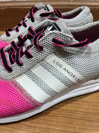 Adidas Los Angeles - Zapatillas Gris Rosa