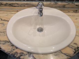 Mueble baño con lavabo - Blanco