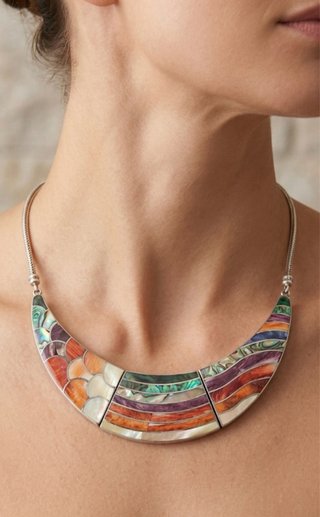 Collar CCUSI plata 950 multicolor