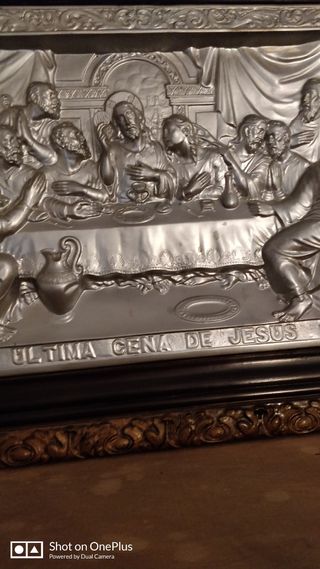 Cuadro Última Cena Jesús - Metal