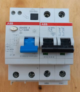 Interruttore magnetotermico + salvavita ABB nuovo
