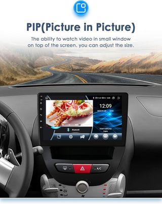 Radio Android Peugeot 107, Toyota Aygo, Citroen C1