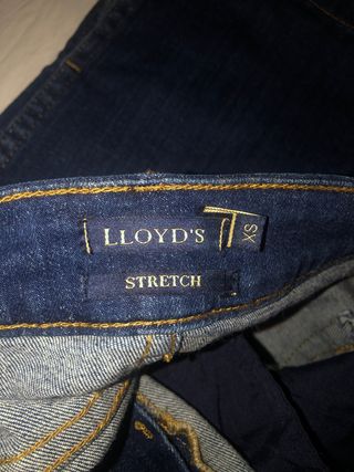 Falda vaquera midi azul