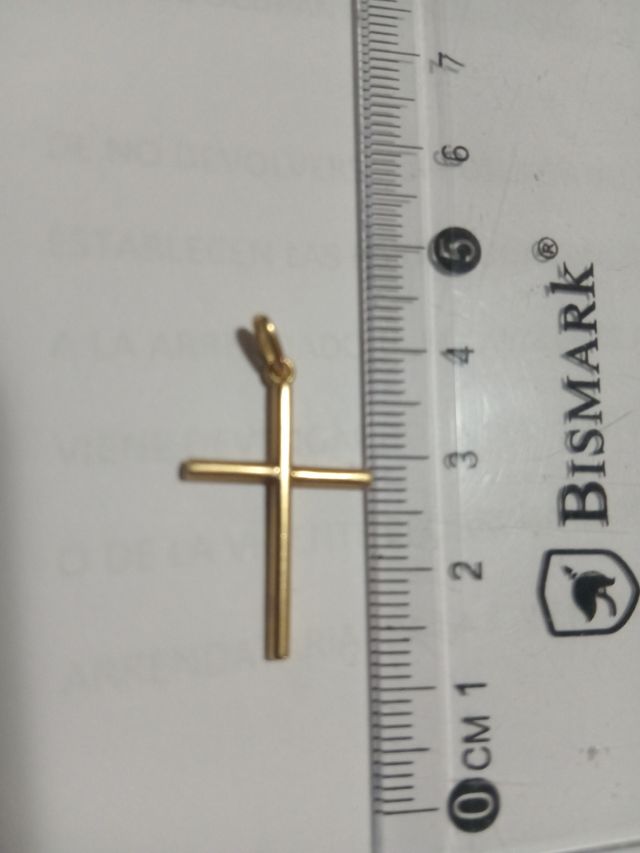Cruz oro 18k - colgante