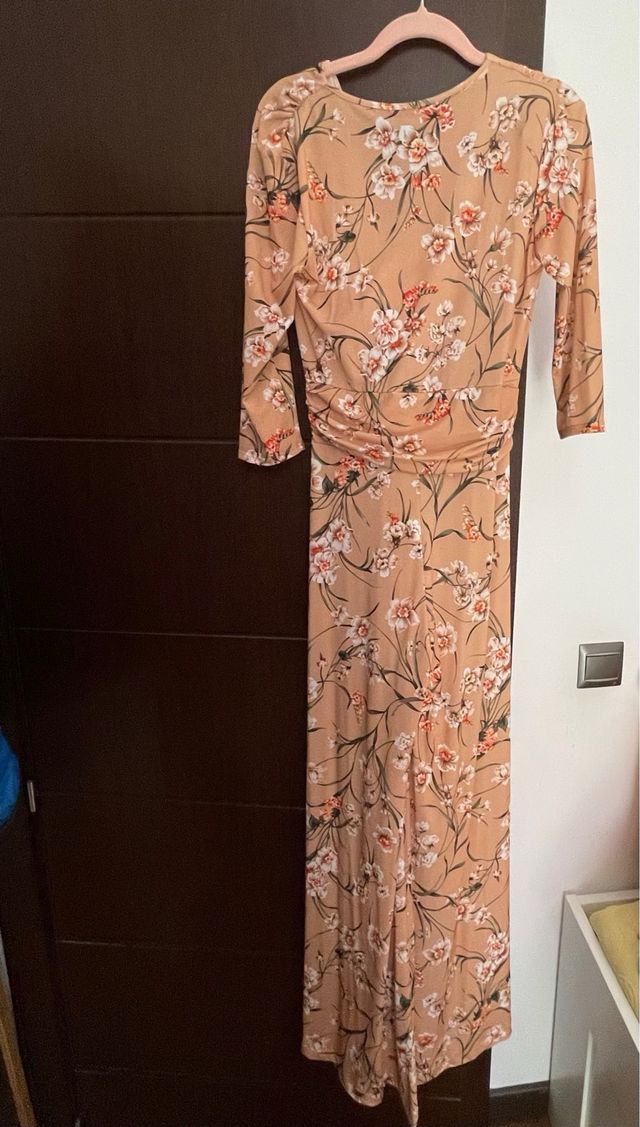 Mono largo floral beige